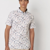 Desoto Polo korte mouw Blauw dessin  83137-3-194 - Afbeelding 2