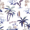 Desoto Polo korte mouw Blauw dessin  83137-3-194 - Afbeelding 3
