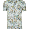 Desoto Overhemd km casual Wit dessin  82232-3-611