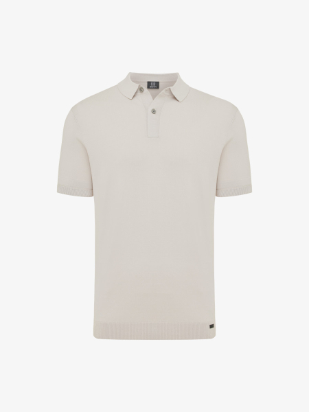 Genti Polo korte mouw Bruin  K2046-1260-044