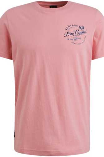 PME Legend T-shirt korte mouw Rose  PTSS2504596-4038