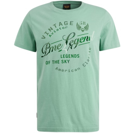PME Legend T-shirt korte mouw Aqua  PTSS2504596-5149 - Afbeelding 2