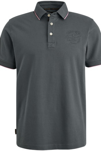 PME Legend Polo korte mouw Grijs  PPSS2504867-9076