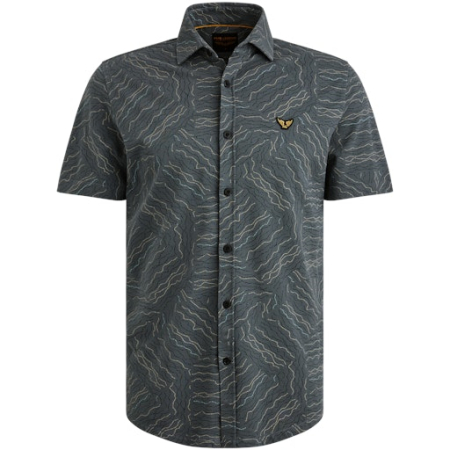 PME Legend Overhemd km casual Groen dessin  PSIS2505229-9076