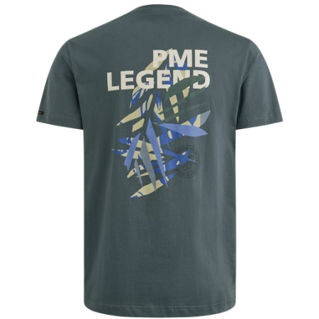 PME Legend T-shirt korte mouw Groen dessin  PTSS2505571-9076 - Afbeelding 2
