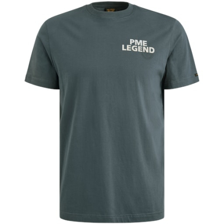 PME Legend T-shirt korte mouw Groen dessin  PTSS2505571-9076