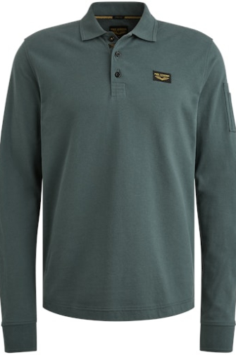 PME Legend Polo lange mouw Blauw  PPS2508899-5125