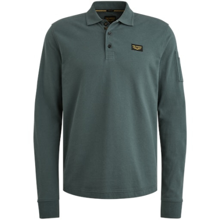 PME Legend Polo lange mouw Blauw  PPS2508899-5125
