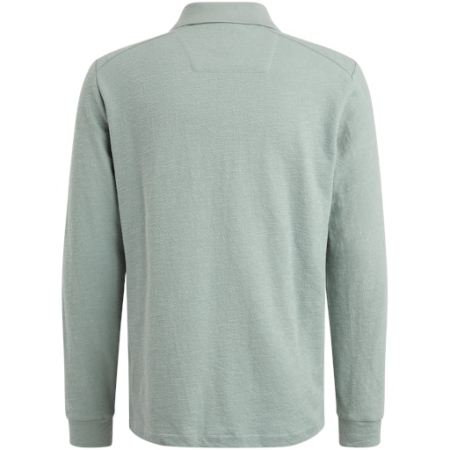 PME Legend Polo lange mouw Blauw  PPS2508803-5226 - Afbeelding 2