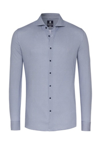 Desoto Overhemd lm casual Blauw  88007-3-597