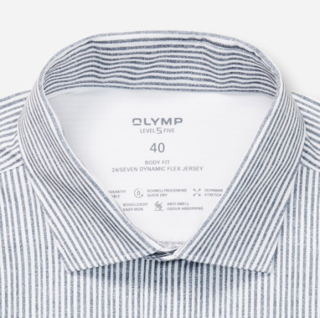 Olymp Overhemd lm dress Blauw  2028/84/18 BF - Afbeelding 2