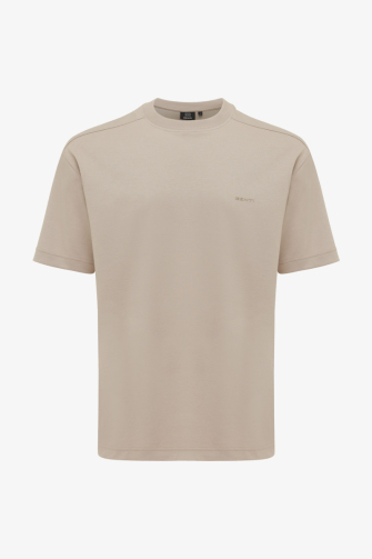 Genti T-shirt korte mouw Beige  J3105-3227-042
