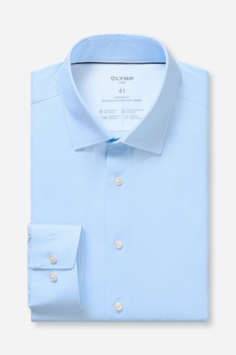 Olymp Overhemd lm dress Blauw  1231/84/11 MF