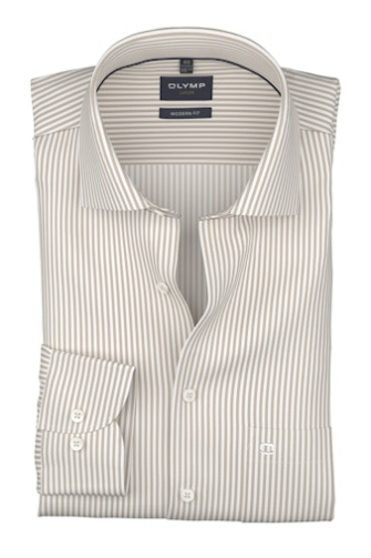 Olymp Overhemd lm dress Beige  1358/74/22 MF