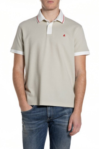 Replay Polo korte mouw Beige  M3435.23966-858