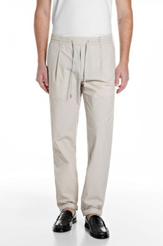 Replay Pantalon katoen Ecru  M9065.85504.858