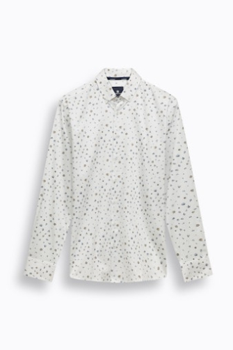 State of Art Overhemd lm casual Wit dessin  214-16246-5111