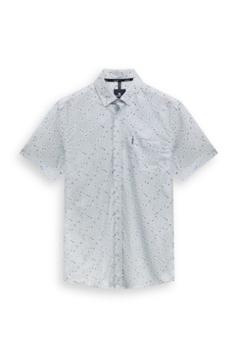 State of Art Overhemd km casual Blauw dessin  264-16153-5153