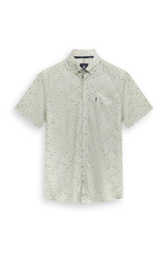 State of Art Overhemd km casual Ecru dessin  264-16153-3151
