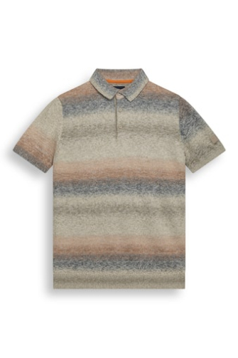 State of Art Polo korte mouw Ecru dessin  472-16086-1426