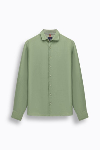 State of Art Overhemd lm casual Groen  211-16270-3100