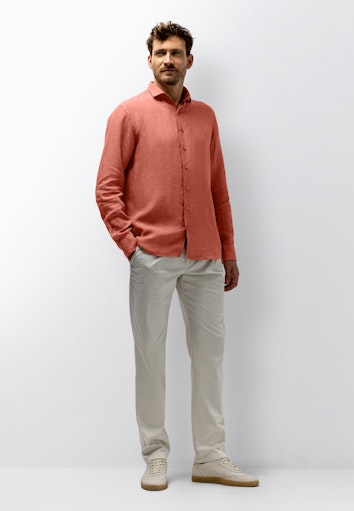 State of Art Overhemd lm casual Oranje 211-16270-4200 - Afbeelding 3