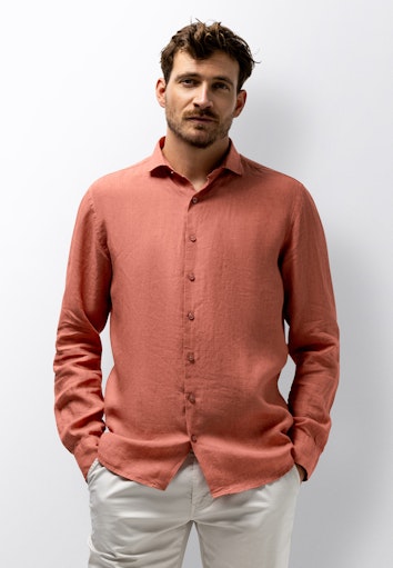 State of Art Overhemd lm casual Oranje 211-16270-4200 - Afbeelding 2