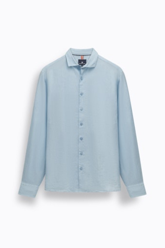 State of Art Overhemd lm casual Blauw  211-16270-5100