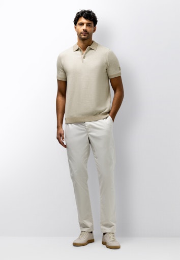 State of Art Polo korte mouw Beige 475-16054-1116 - Afbeelding 3