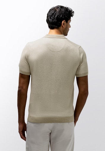 State of Art Polo korte mouw Beige 475-16054-1116 - Afbeelding 4