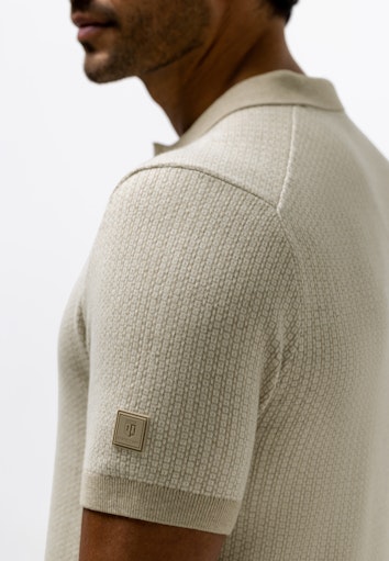 State of Art Polo korte mouw Beige 475-16054-1116 - Afbeelding 5
