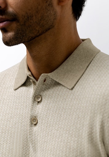 State of Art Polo korte mouw Beige 475-16054-1116 - Afbeelding 6