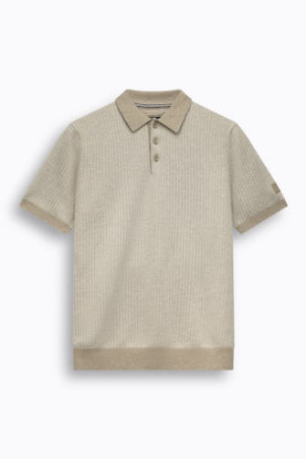 State of Art Polo korte mouw Beige  475-16054-1116