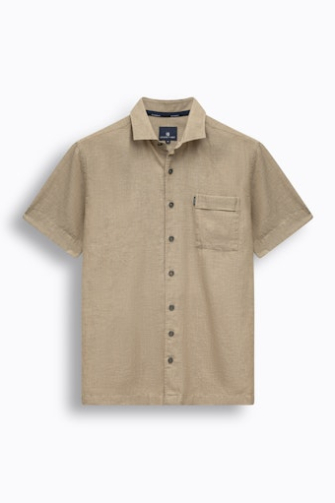 State of Art Overhemd km casual Beige  261-16237-1611