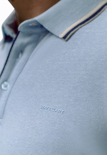 State of Art Polo korte mouw Blauw 461-16438-5153 - Afbeelding 5