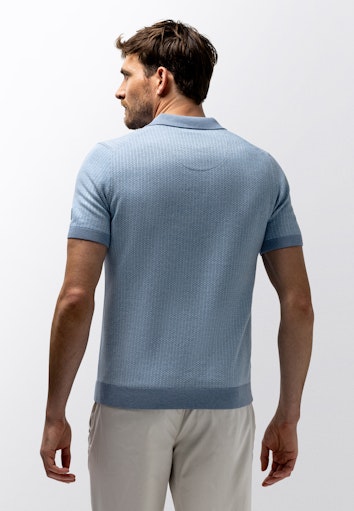 State of Art Polo korte mouw Blauw 475-16054-5153 - Afbeelding 4