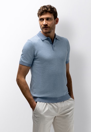 State of Art Polo korte mouw Blauw 475-16054-5153 - Afbeelding 2