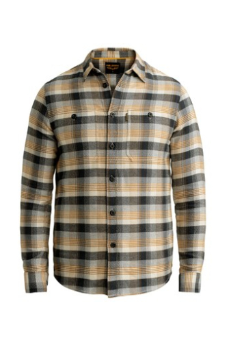 PME Legend Overhemd lm casual Bruin dessin  PSI2608216-8187