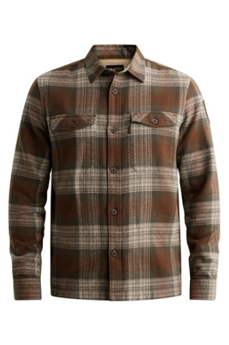 PME Legend Overhemd lm casual Bruin dessin  PSI2609264-8168