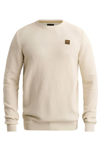 PME Legend Pullover ronde hals Ecru  PKW2610300-7013