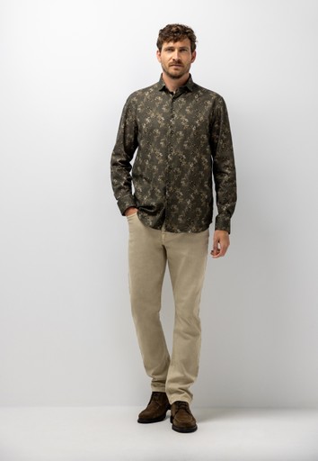 State of Art Overhemd lm casual Bruin dessin 214-26230-8984 - Afbeelding 3