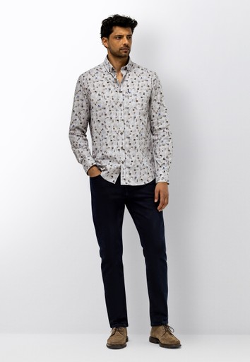 State of Art Overhemd lm casual Blauw dessin 214-26236-5929 - Afbeelding 3
